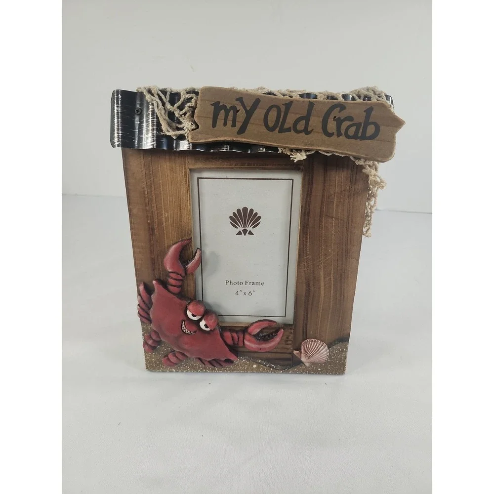 Picture Frame My Old Crab Ocean Theme 4 X 6